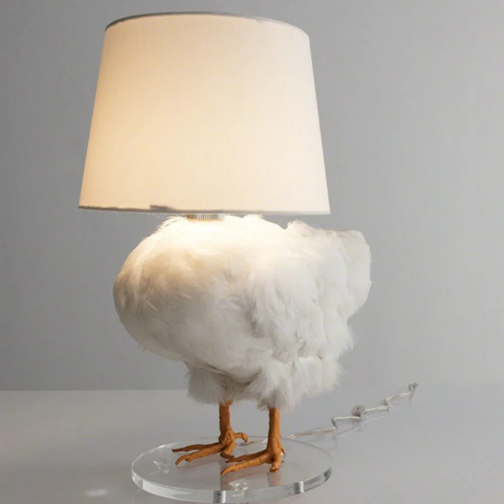 

Chick Night Light Creative Resin Cute Chick Statues for Room Table Home Ornaments Decoration Night Lamp