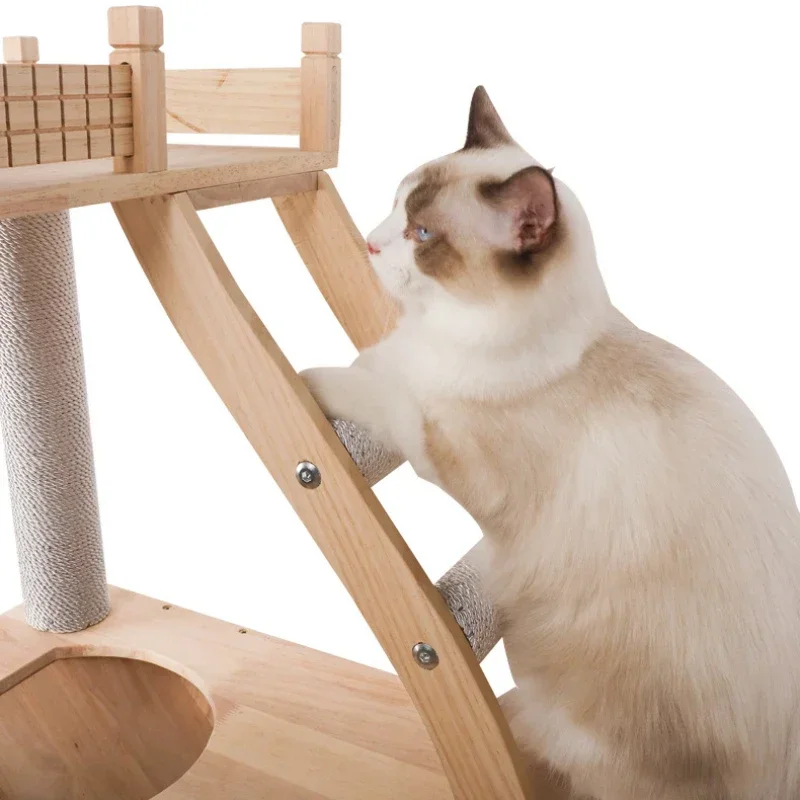 Многофункциональная рама для лазанья кошек многослойный домик на дереве