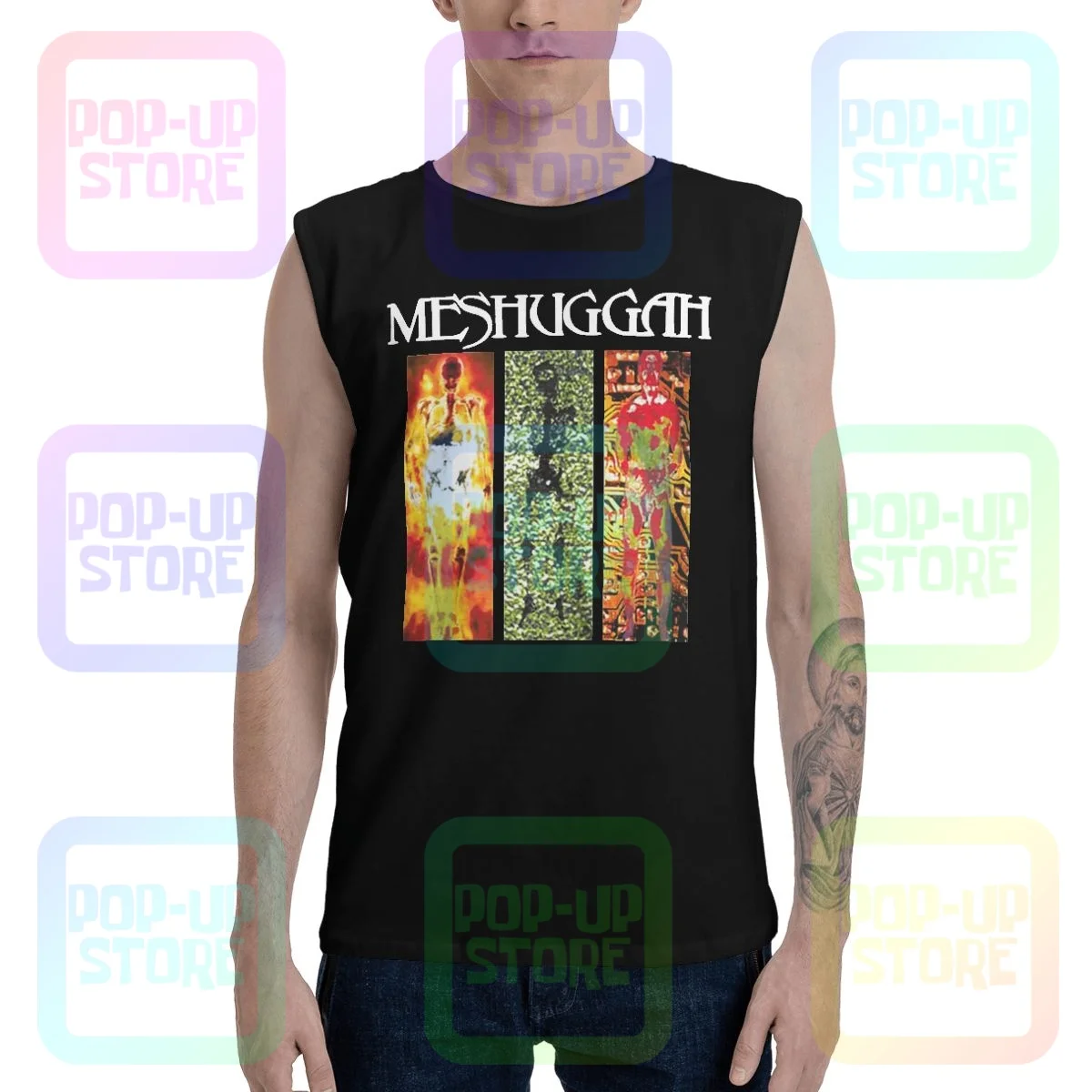 Майки Meshuggah уничтожение стирания улучшенные майки жилет рубашка - Цена: 10.83