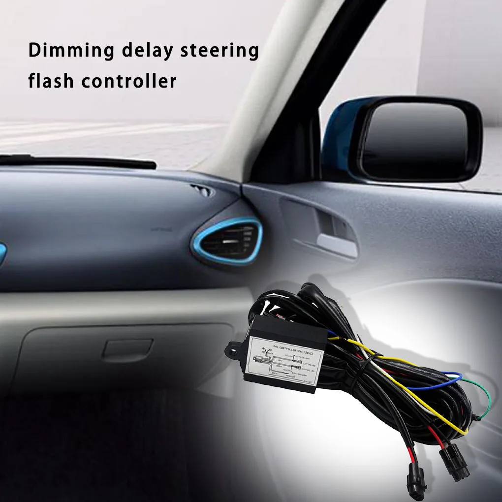 

DRL Controller Auto Fog Lights Controllers Front Signal Lamps Wire Switch