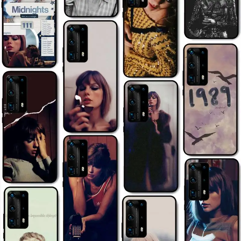 

New Album Midnights-Taylor Phone Case for Huawei P50 P40 E P30 P20 Pro P10 Lite P Smart Y6 Nova3E Honor10 Cover