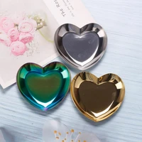 nail color plate decorative professional multifunctional heart shape nail art plate for girls nail art plate nail palette