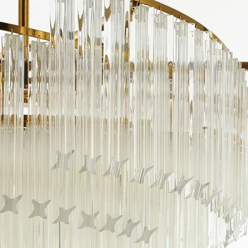 Хрустальные подвесные светильники среднего века роскошные виллы лобби