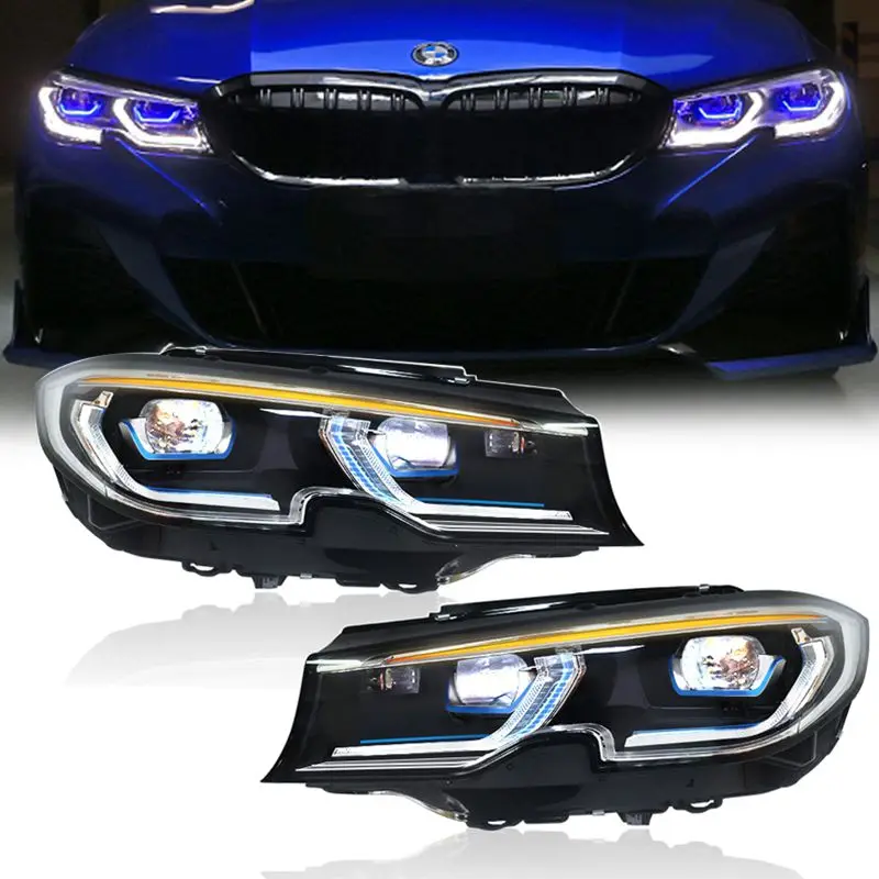 Обновление лазерной фары адаптивная светодиодная фара левая и правая для BMW 3