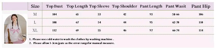 Рубашки с бантом и брюки-стрипа милый повседневный пижамный костюм новинка 2025