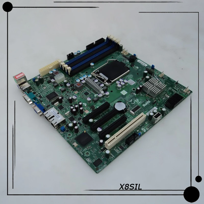X8SIL For Supermicro microATX Single-way Server Motherboard 3400 Chipset LGA 1156 Socket Intel Xeon® X3400/L3400 Series Core™ i3