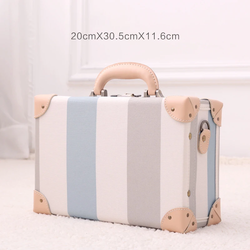2022 New Retro Dandelion Handmade Travel Bag Rolling Luggage sets,13 inch Women Trolley Suitcases handbag on Wheels