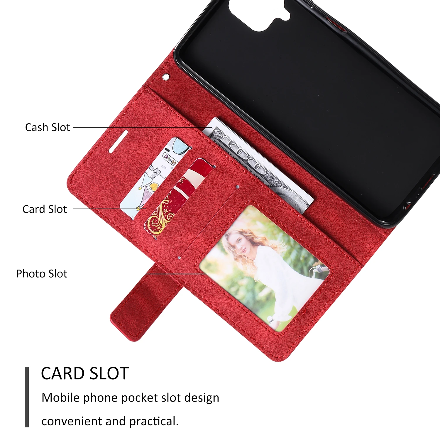 Leather Flip Case For VIVO Y3S Y33S Y11 Y11S Y12 Y12S Y15 Y17 Y20 Y21 2021 Y20S Y51 Y51S Y53S Y52 Y72 4G 5G Mobile Phone Cover