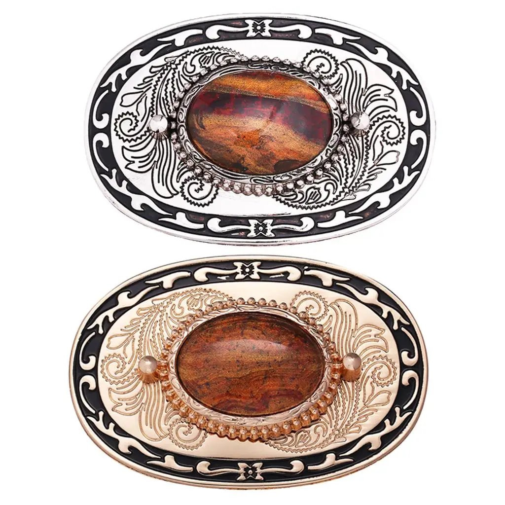 

Western Belt Buckles Replacement for Men Women Cowboy Belt Buckles Vintage Style