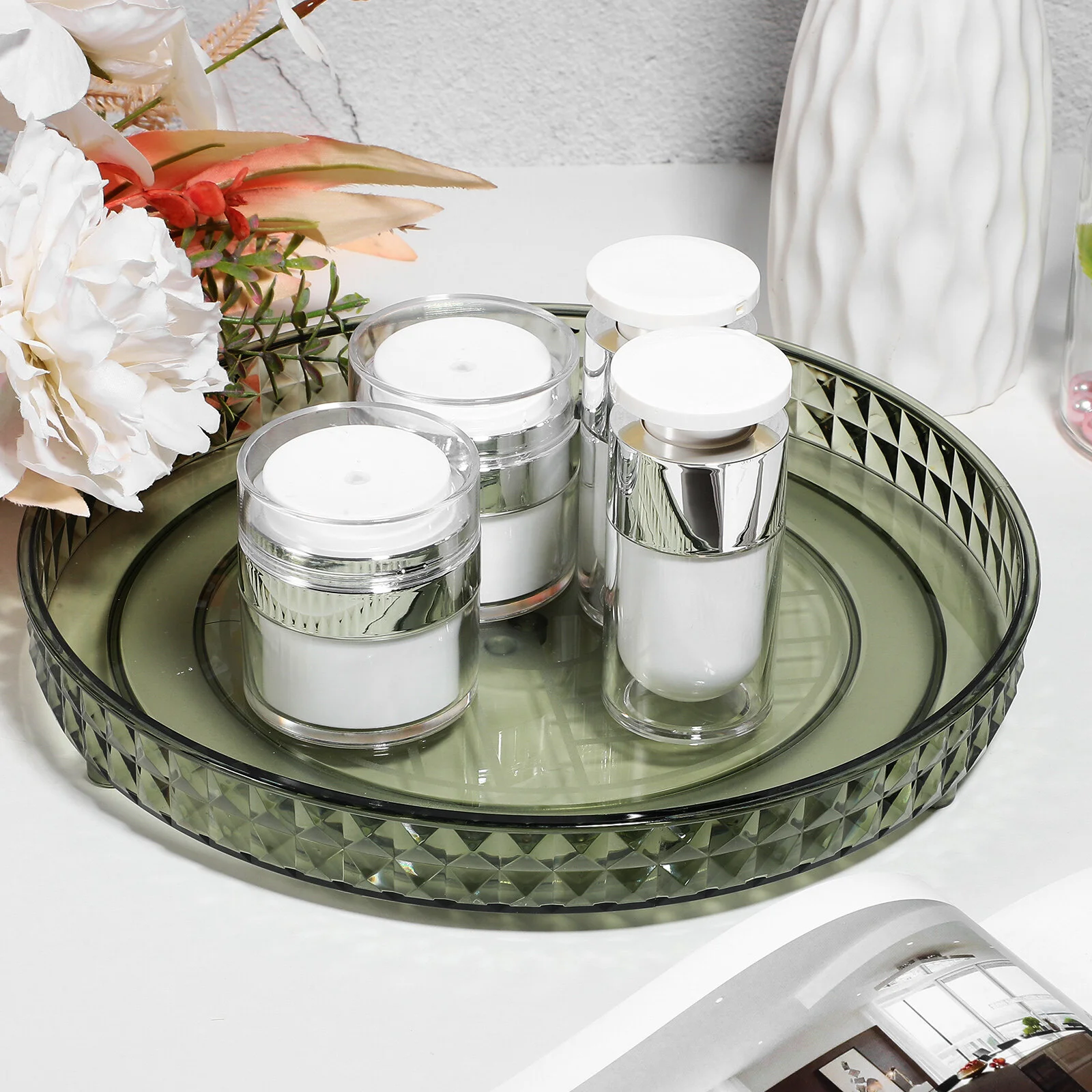 

4 Pcs Empty Bottle Container Travel Toiletries Containers Airless Pump Jars Lotions Creams Bottles Small