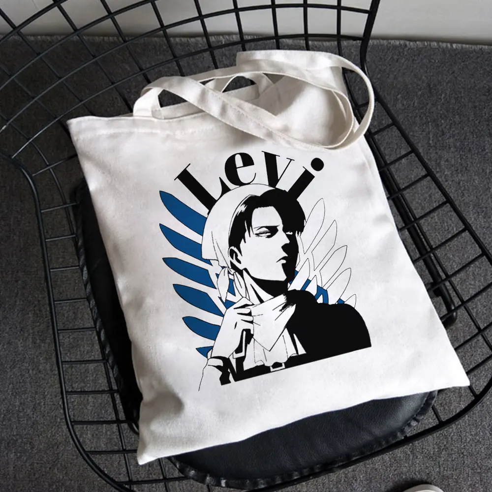 

Женская Холщовая Сумка-тоут с принтом «атака на Титанов»