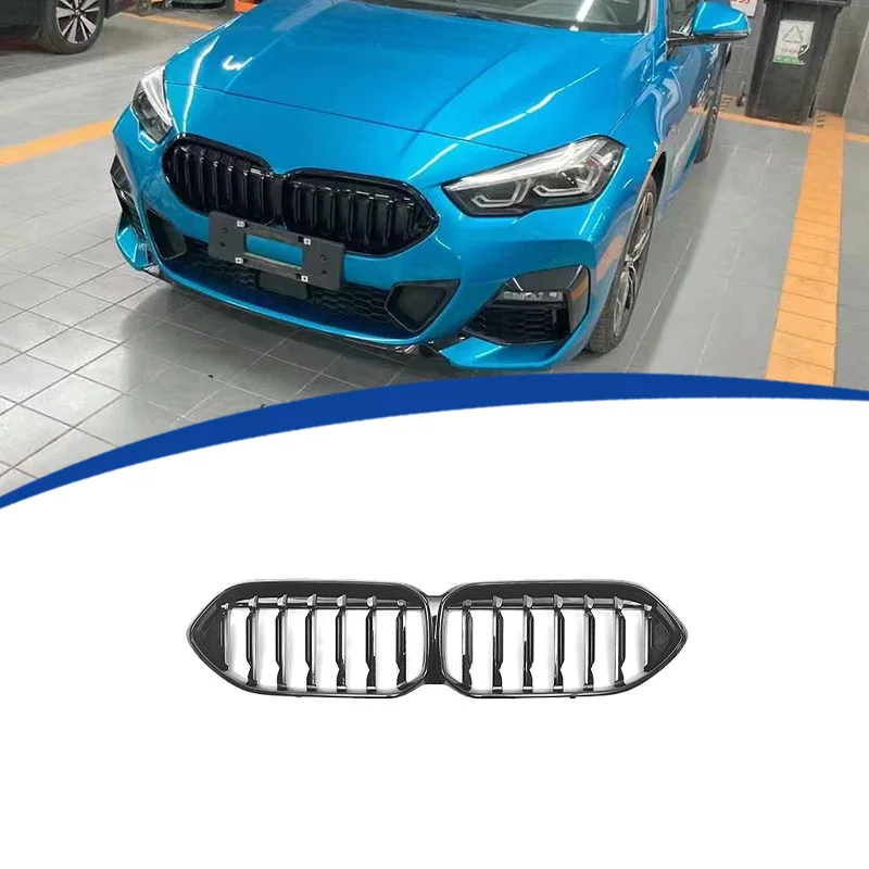 

Подходит для BMW 2021-2024 2 серии, 4-дверная однолинейная решетка F44, ярко-черная.