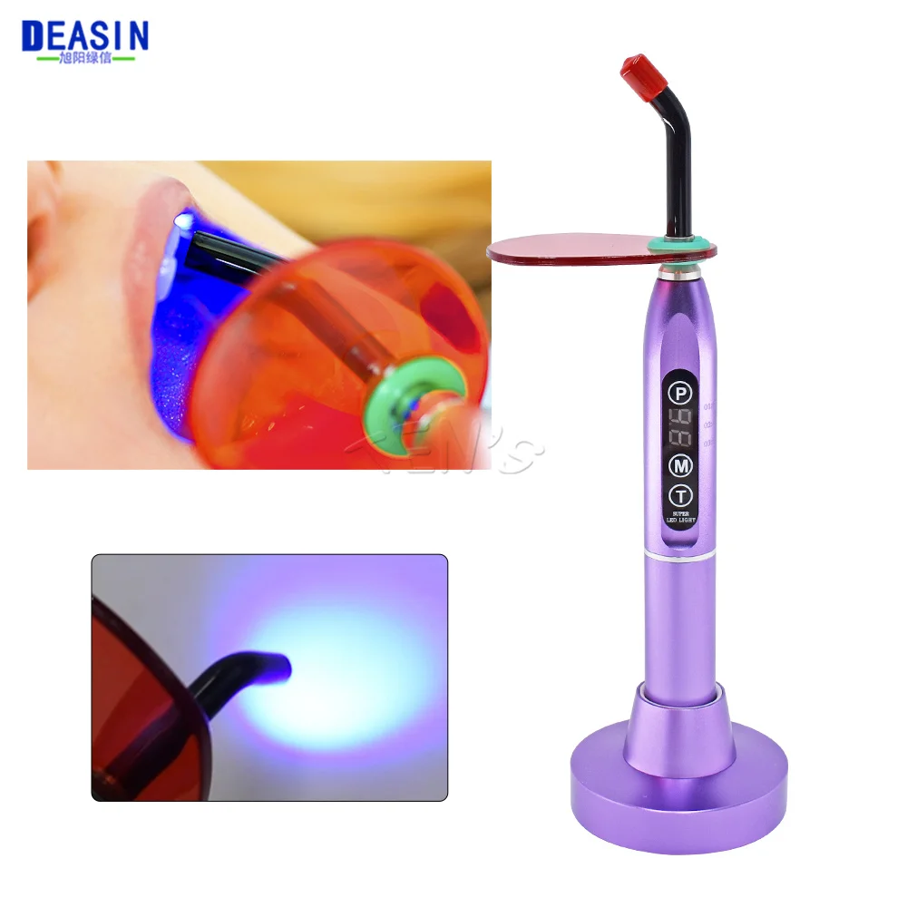 

Asin Dental 5W LED Light Wired Wireless Cordless Dentist Curing Lamp LC03 LED Cure Light Dentistry Tools
