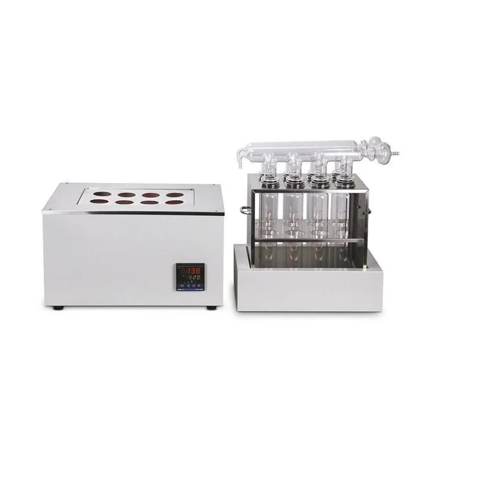 Полуавтоматический анализатор азота Kjeldahl KDN / Печь для пищеварения модели KDN-08C