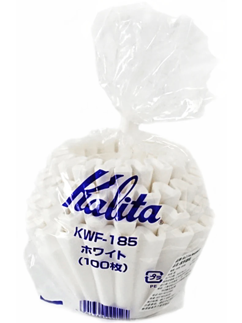 Бумажные фильтры KALITA Wave капельное использование с волнообразным дозатором 1-2-4