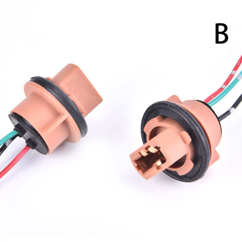 

2 шт. T20 7440 7443 держатель светодиодной лампы светодиодный разъем адаптера разъем светодиодный парковочный боковой фонарь жгут проводов адаптер розетка