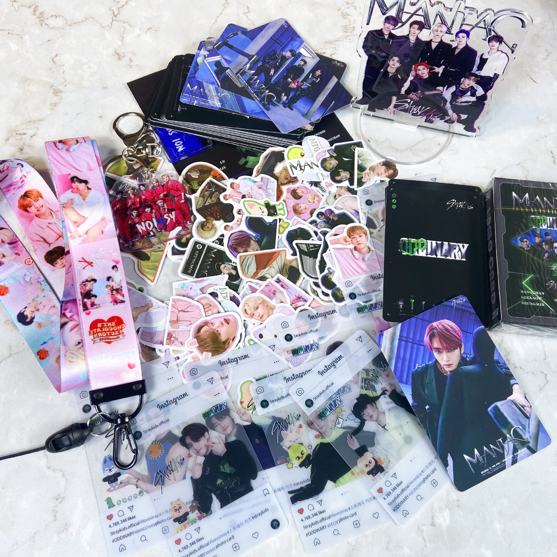 Kpop Stray Kids ODDINARY подарочный набор StrayKids новый альбом фотооткрытки Mantac Lomo стикер