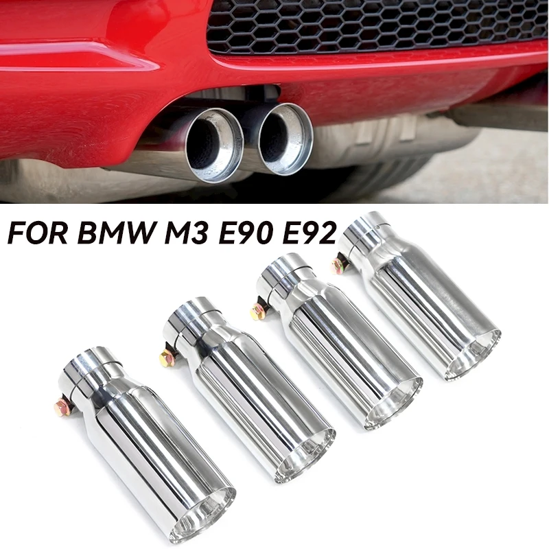 4 шт./лот наконечник выхлопной трубы для BMW M3 E9x E90 E92 E93 M PERFORMANCE 80 мм наконечники 190