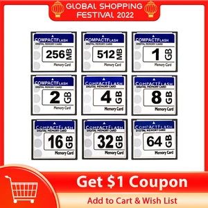 Карта памяти CF, 64 ГБ, 32 ГБ, 256 Мб, 512 МБ, 1 ГБ, 2 ГБ, 4 ГБ, 8 ГБ, 16 ГБ, компактная флеш-карта для камеры