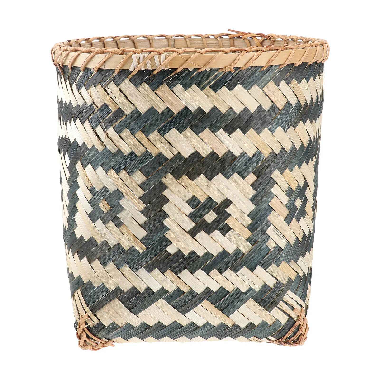 

Kitchen Trash Can Garbage Containers Rattan Fruit Basket Snack Storage Basket Laundry Hamper Wicker Picnic Basket