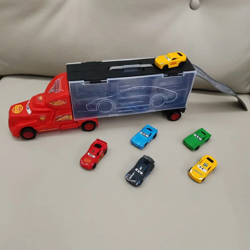 Молния Маккуин Pixar Cars Disney Alloy Truck Jackson Storm Cruz Ramirez Фигурки Трек Карта Модель