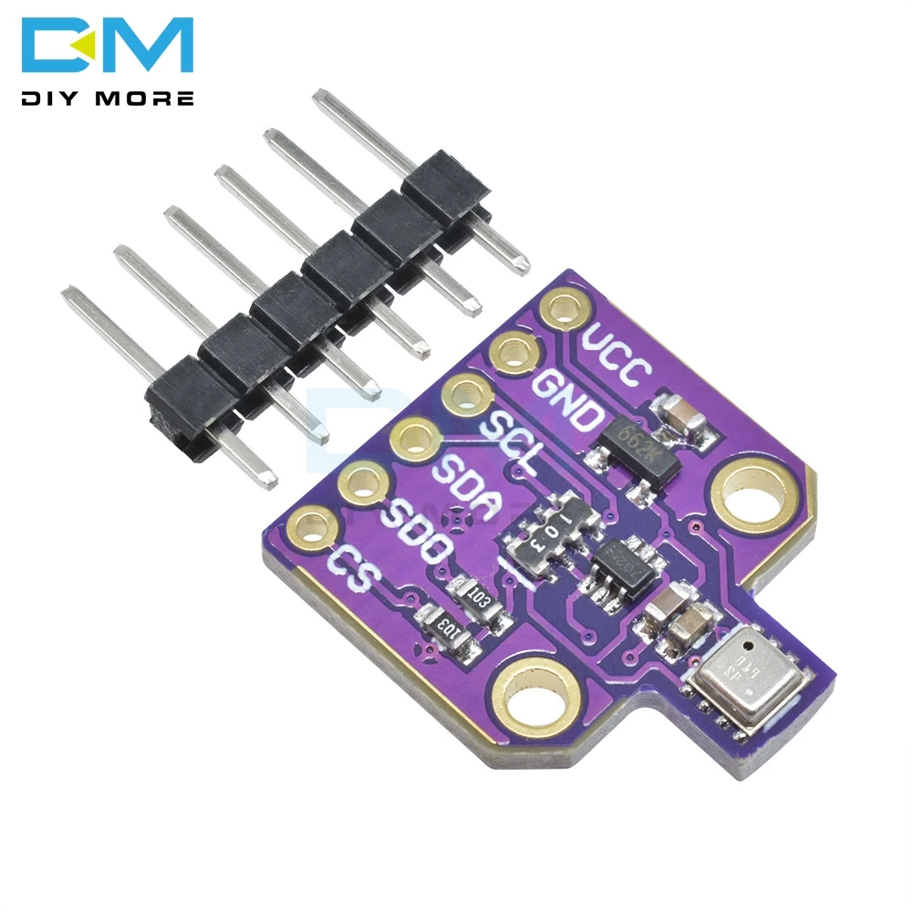 

BME680 Digital Temperature Humidity Temperature Pressure High Altitude Sensor Module Digital 4 in 1 Gas High Accuracy Board