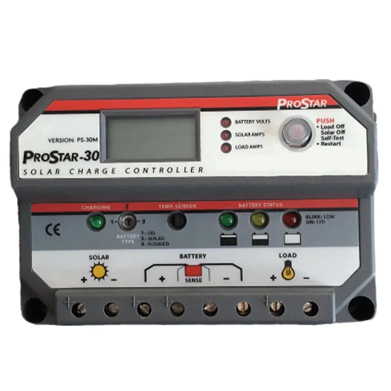 

LCD Display Solar Controller For 12V/24V Systems Home Solar System
