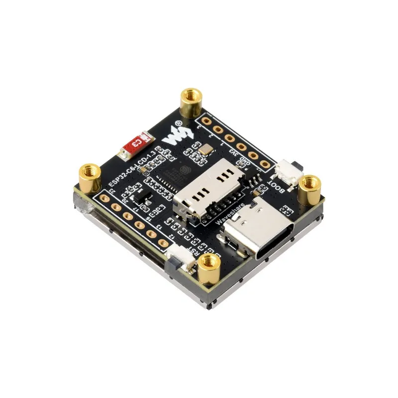Плата для разработки Waveshare ESP32-C6 с 1,3-дюймовым ЖК-дисплеем, 240 × 240 пикселей, 262K цветов, поддержка Wi-Fi 6 и BLE 5 (art.: 3920da7dff934) - 3920da7dff934