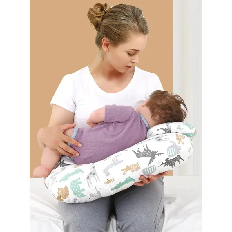Детская подушка для грудного вскармливания и поясницы