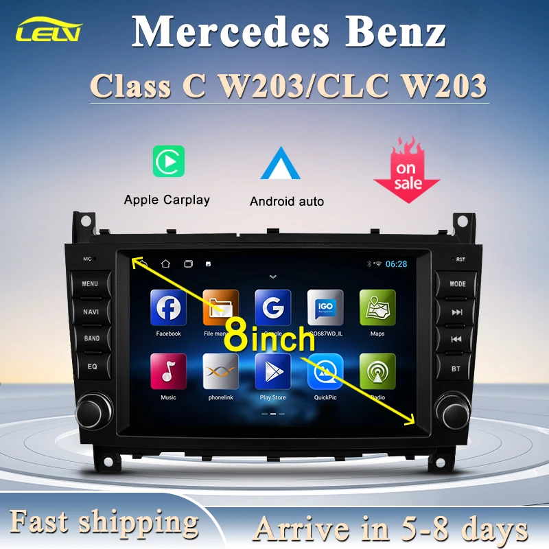 8-дюймовый Android Bluetooth-Динамик по заводской цене GPS-навигация Carplay автомобильный