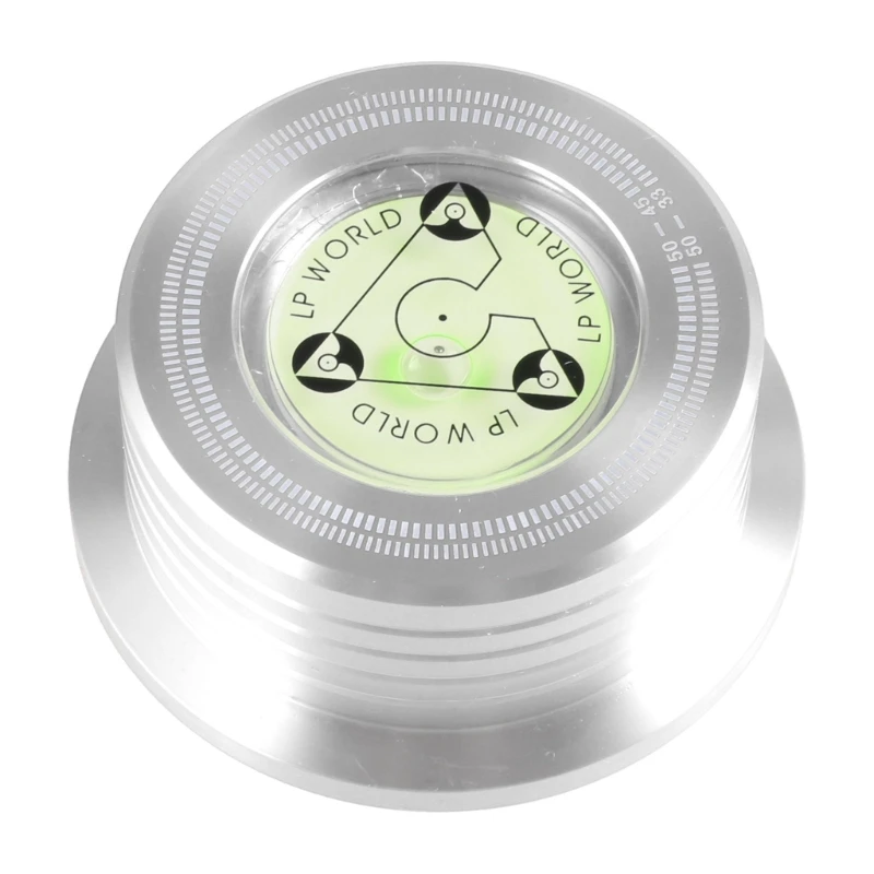 Зажим для виниловых пластинок с прецизионными пузырьковыми уровнями 60 Гц 378 г