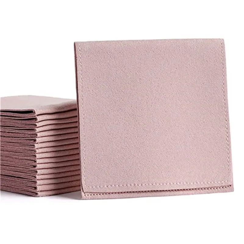 

SheepSew Jewelry Packaging Pouch 20pcs 8x8cm Luxury Microfiber Jewelry Bags Envelope Style Gift for Necklace Rings Earrings