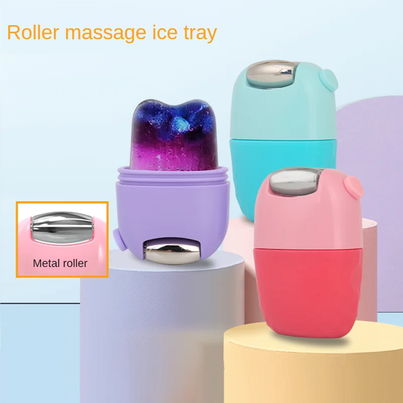 

Facial Ice Cube Mold Roller Freezing for Muscle Joint Anti-wrinkles Pain Relief Inflammation Skin Care Beauty Lifting for Face