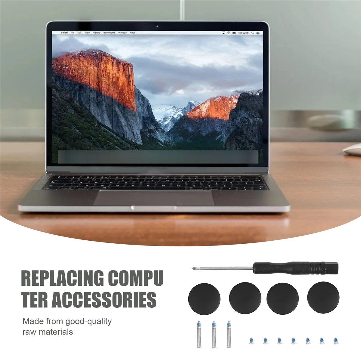 Резиновые ножки с винтами комплект нижних отверток для MacBook PRO A1278 A1286 A1297 13 15 17 (не