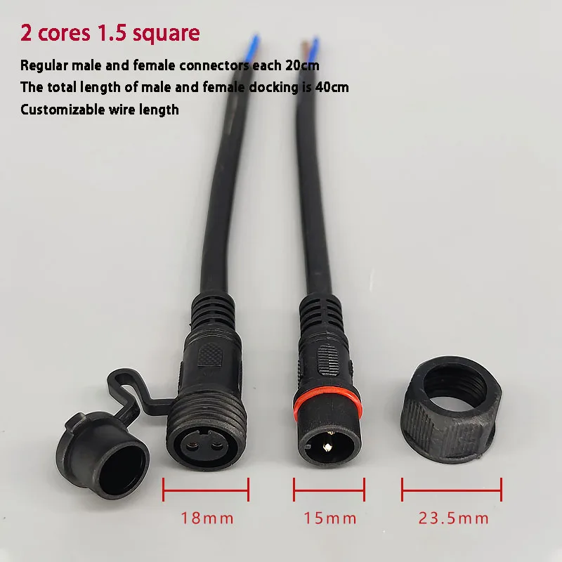 

Водонепроницаемые разъемы Fosword 2-8 пин 0.3/0.75-2.5 мм²