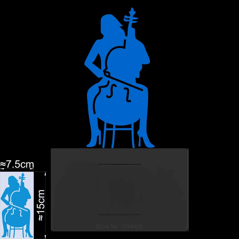 

NICELET Наклейки для стен Glow in the Dark Музыкальные инструменты