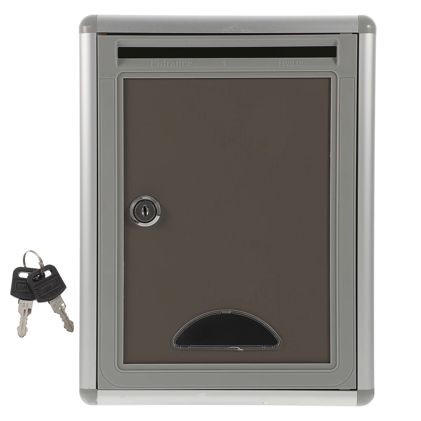 

Metal Letter Box Metal Drop Box Wall Mounted Mailbox Wall Mount Locking Mailbox Office Business Parcel Box for Door Wall