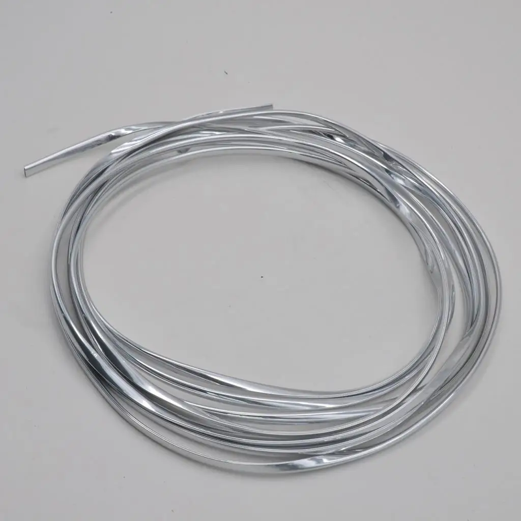 

Moulding Chrome Strip Car Door Edge Window Decoration Protective 6M