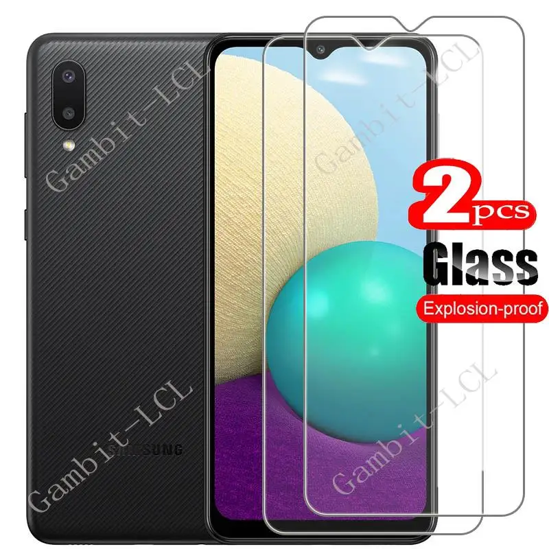 Закаленное защитное стекло для Samsung Galaxy A02, 2 шт., Galaxy ya02 M02 A022 SM-A022F A022M A022G, защитная пленка для экрана