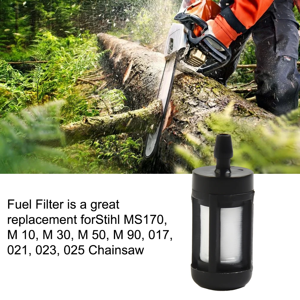 

1pcs Fuel Filter Petrol Fuel Gas Filter For Stihl MS170 M 10 M 30 M 50 M 90 017 021 023 025 Chainsaw Trimmer Garden Power Tools