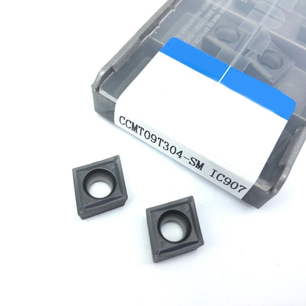 10pcs ISCAR Carbide Insert CNC Blade CCMT09T304-SM IC907 CCMT3-1 SM IC907 Lathe Machine CNC Blade 100% Brand New