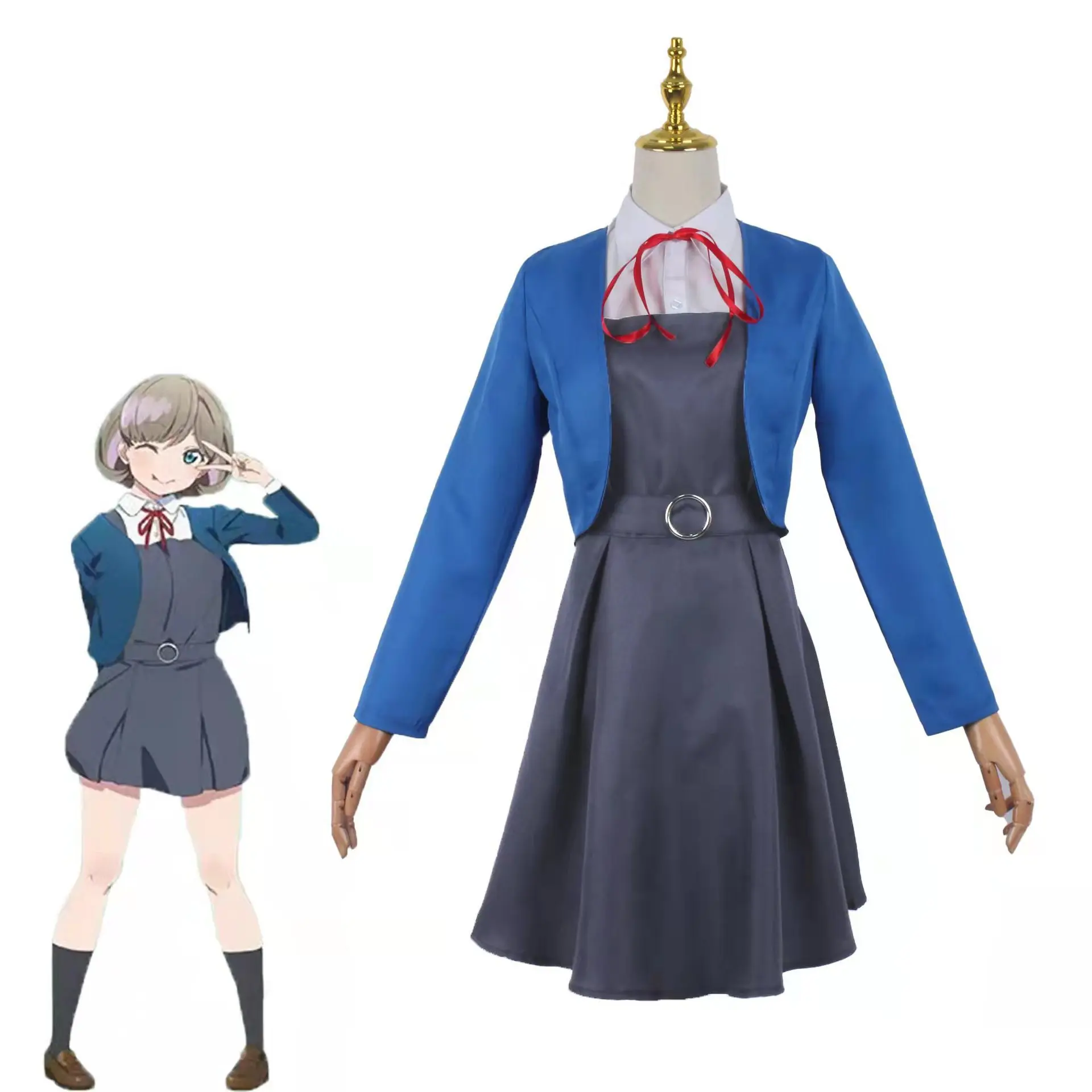 

Lovelive! Superstar!! School Uniform Outfit Cosplay Costume Hazuki Ren Shibuya Kanon Tang Keke Arashi Chisato Heanna Sumire Cute