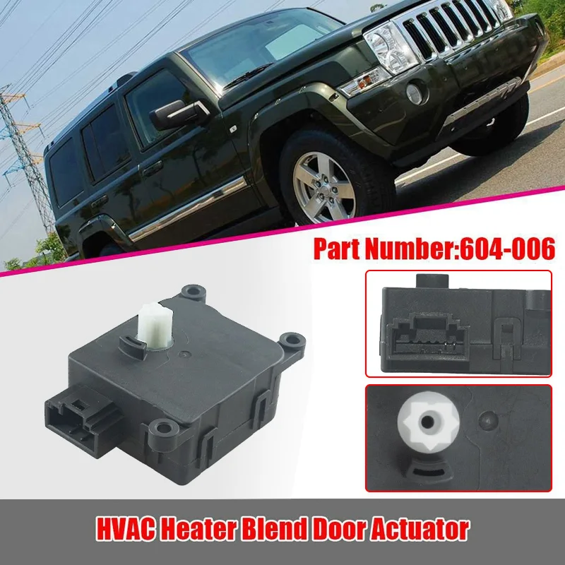 

5143192AA HVAC Heater Blend Door Actuator for Jeep Commander 06-10 Grand Cherokee 05-10 604-006 F04058