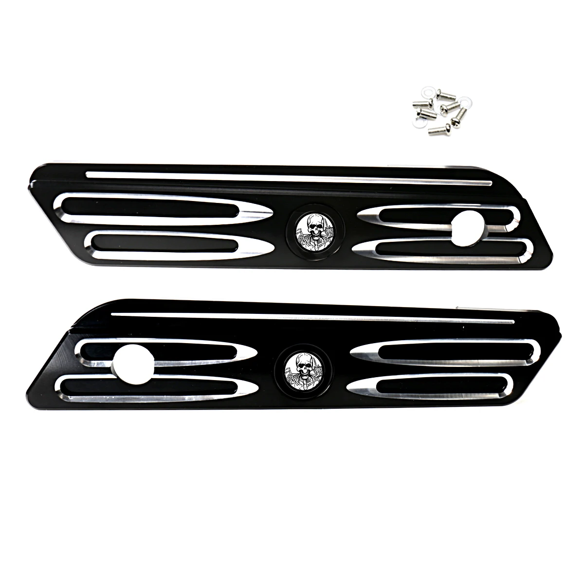 

Чехлы на защелки седельной сумки с неглубоким вырезом и контрастным вырезом, подходят для моделей Harley Touring Street Road Glide Road King 2014-2023