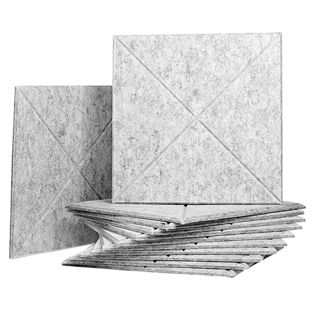 

12 Pack Acoustic Panels Beveled Edge Soundproof Foam PanelsSound Proofing Padding Acoustic Treatment for Studio