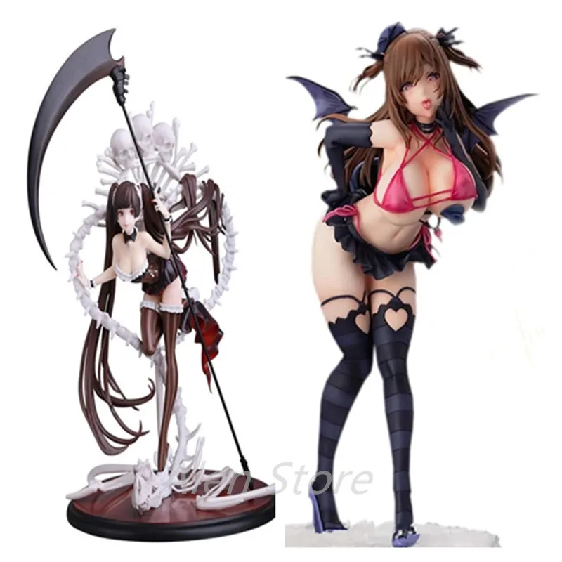 

Japan Anime Wisteria Night Hag Lilith Sexy Girls Native Mataro Pink Cat Lilith Girl PVC Action Figures Toy