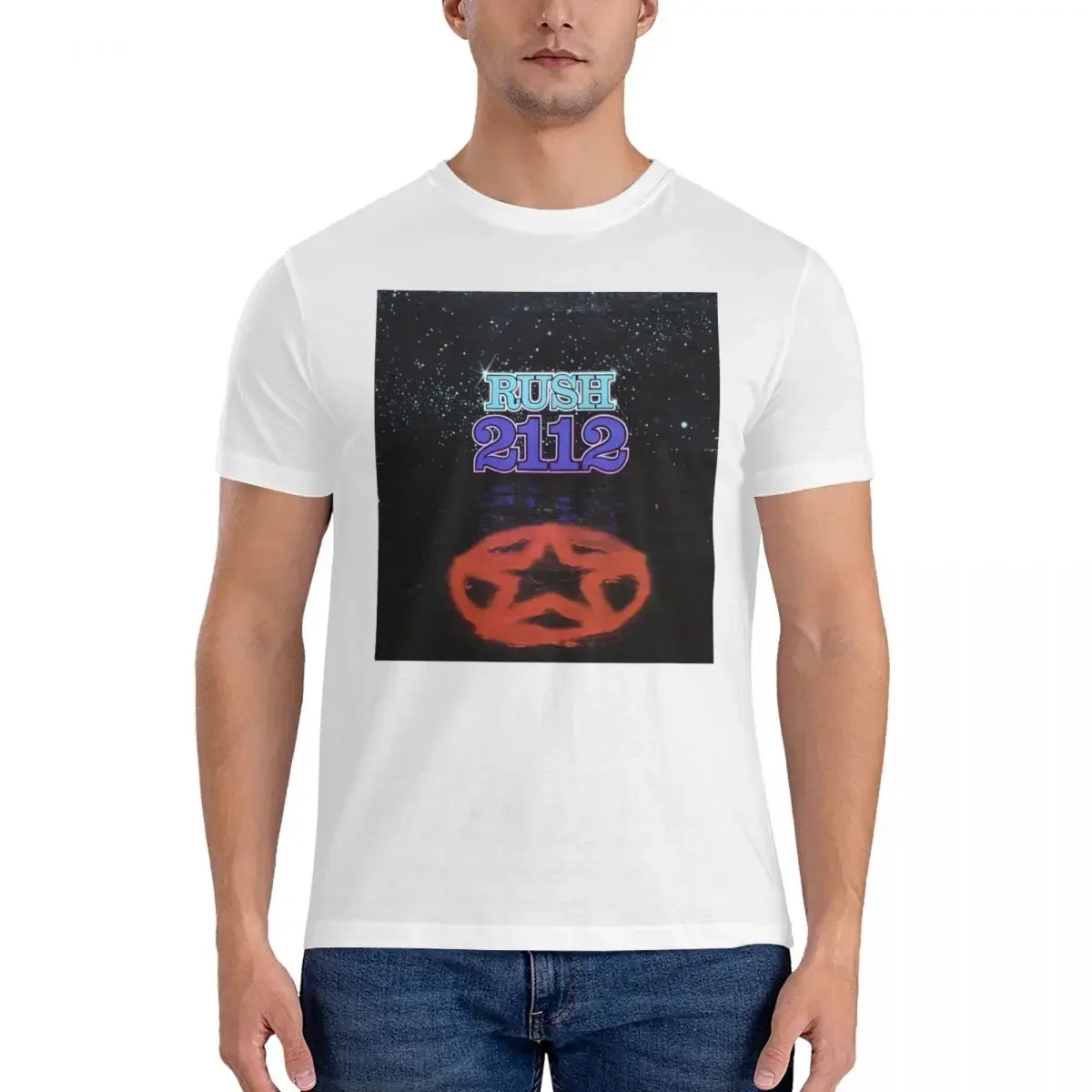 Повседневные мужские футболки 2112 женская футболка с круглым вырезом и коротким