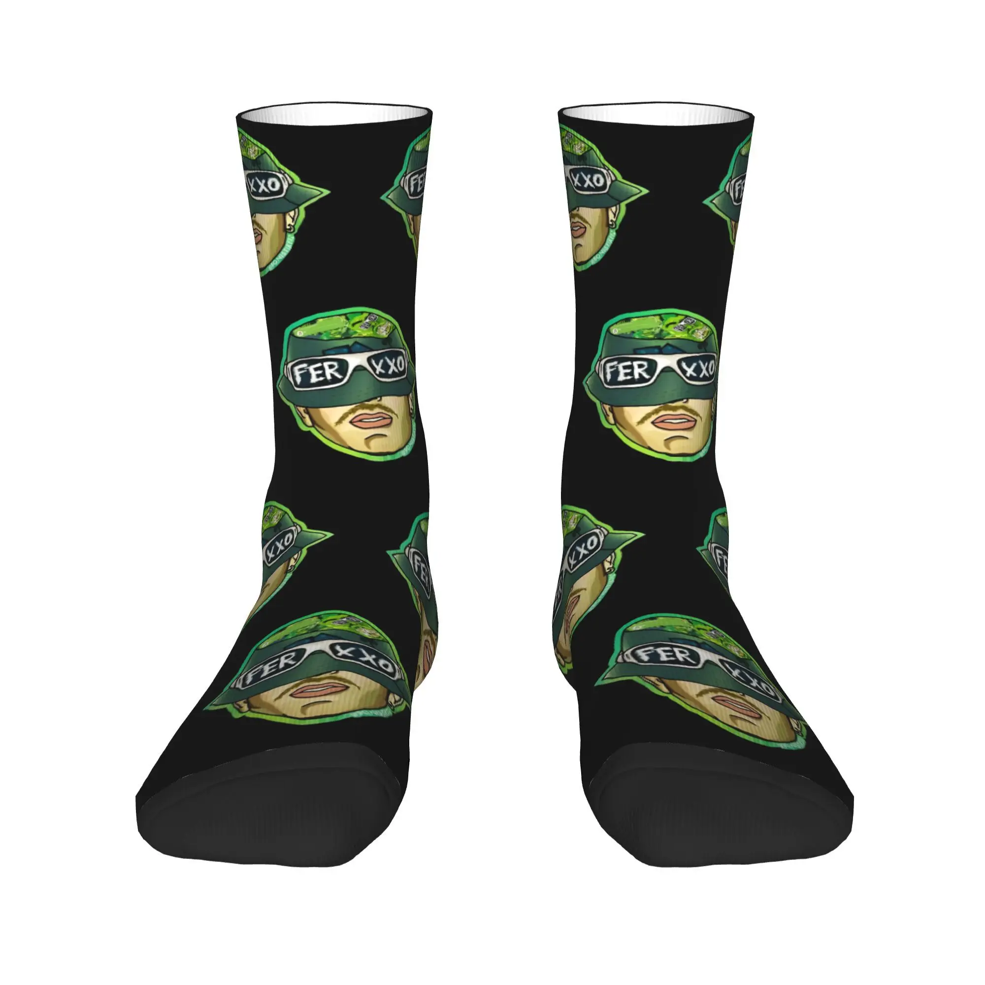 Модные мужские и женские короткие носки Feid Singer милые Мультяшные Дышащие Ferxxo