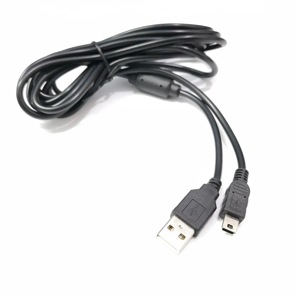 Фото Кабель для зарядки беспроводной консоли PS3 с магнитным кольцом для контроллера Sony Playstation 3, USB-шнур для зарядного устройства №4
