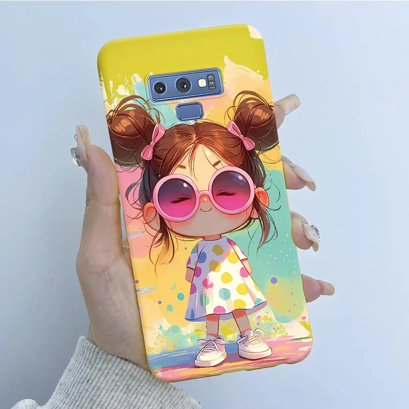 Фото Чехол для телефона Samsung Note 9 SM-N960F с бабочками и цветами для девочек, новый дизайн, мягкий силиконовый чехол из ТПУ для Galaxy Note9, чехлы №2